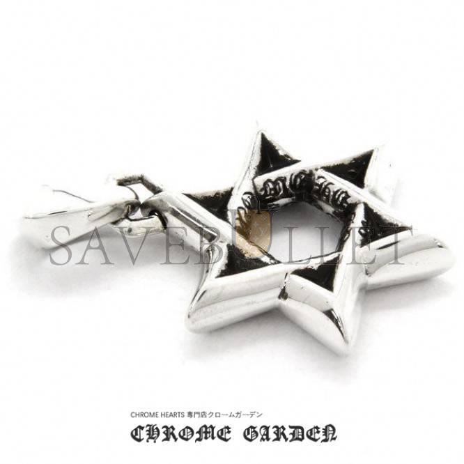 CHROME HEARTS SMALL STAR OF DAVID PENDANT(Pendant Only)