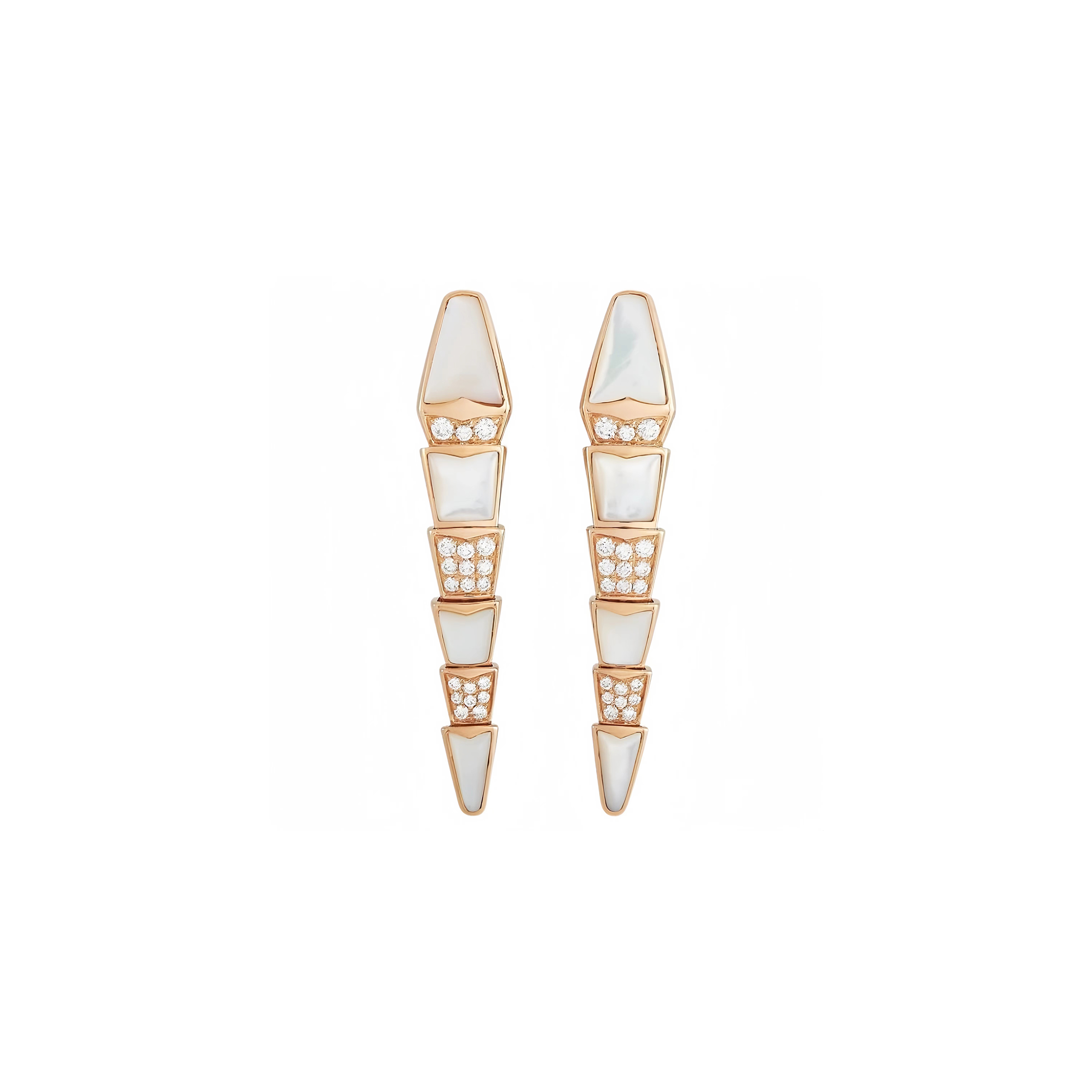 BVLGARI SERPENTI DIAMOND EARRINGS 