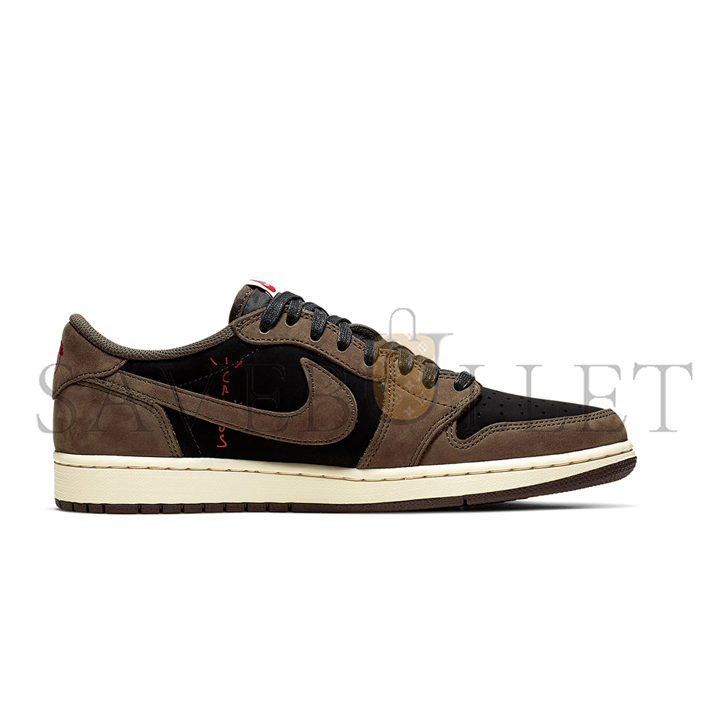 NIKE JORDAN 1 RETRO LOW OG SP TRAVIS SCOTT MOCHA CQ4277-001