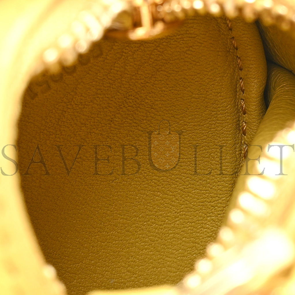 LOEWE CALFSKIN BUNNY CHARM DARK YELLOW (13*8*4cm)