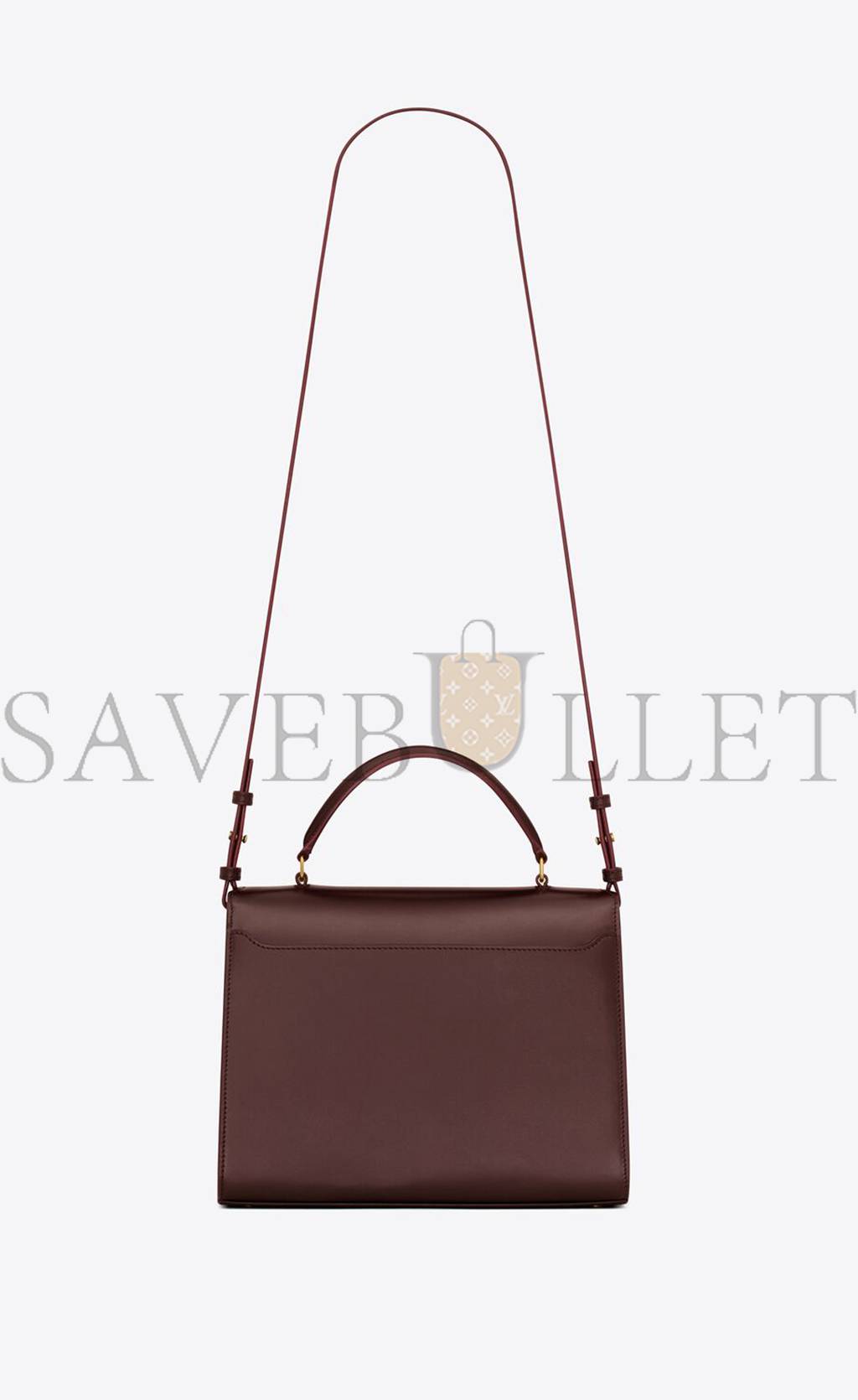 YSL CASSANDRA MEDIUM TOP HANDLE BAG IN BOX SAINT LAURENT LEATHER 6239310SX0W2045 (24.5*20*11.5cm)